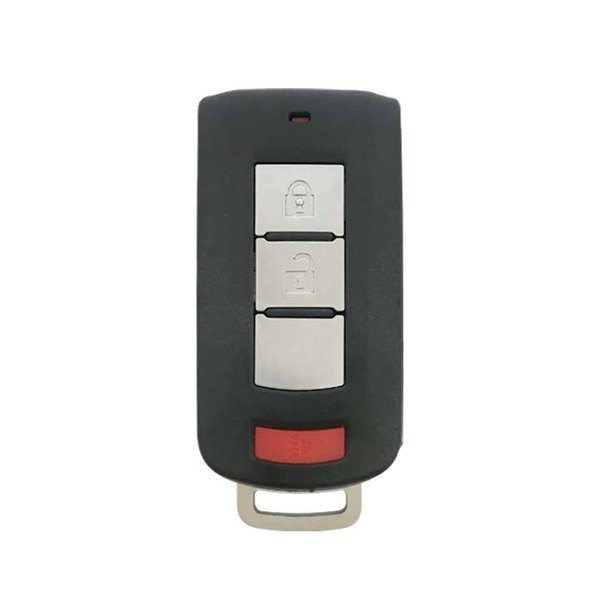 Keyless Factory 2013-2019 Mitsubishi Mirage / 3-Button Smart Key Shell with MIT11R emergency key / SKS-MIT-021